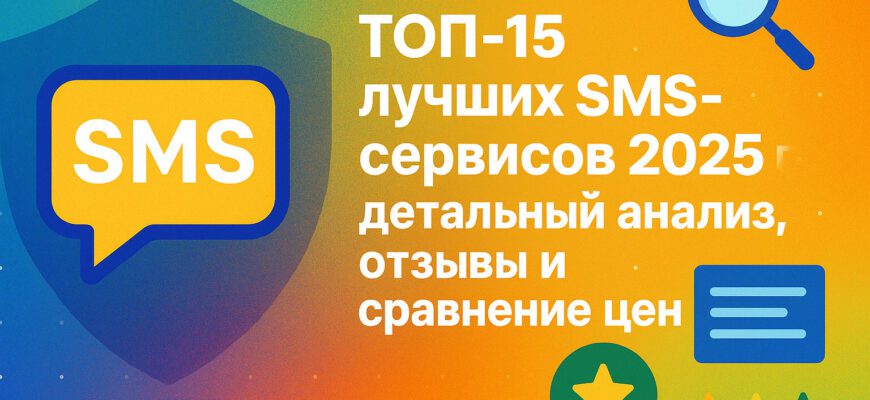 15 лучших SMS-сервисов для приёма сообщений на виртуальные номера 2025