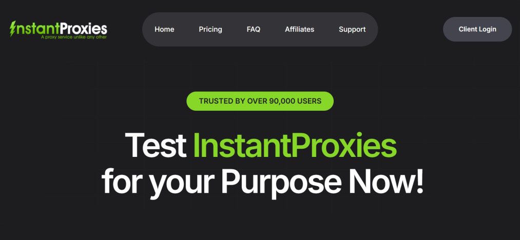 Прокси сервис InstantProxies