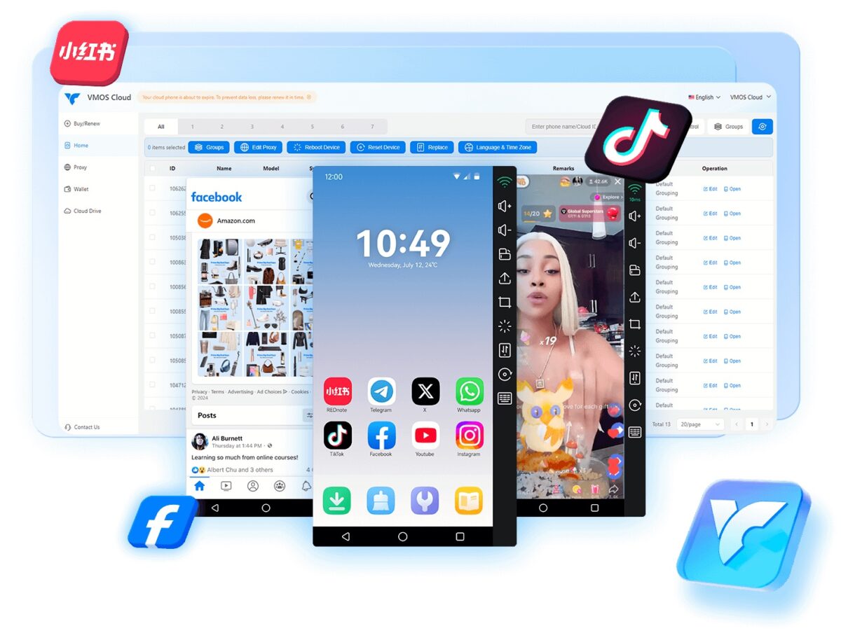 ТОП-10 сервисов виртуальных телефонов (Cloud Phones) в 2025 году Cервис виртуальных телефонов VMOS Cloud