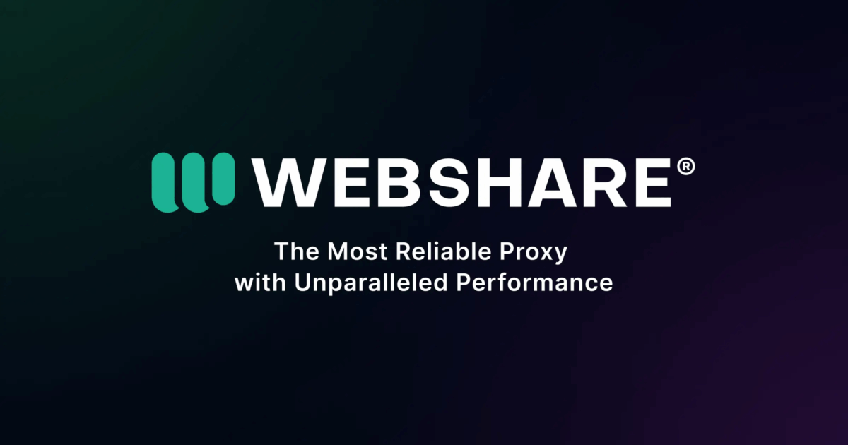 Прокси сервис Webshare