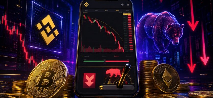 Как шортить на Binance