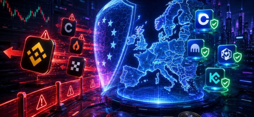 Binance и MiCA- какие биржи уходят из ЕС с 1 июля, а какие остаются