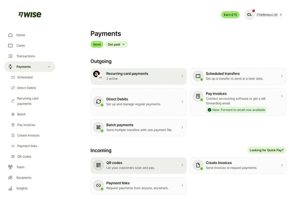 Payments: invoicing, batch payouts, and payment links in one place